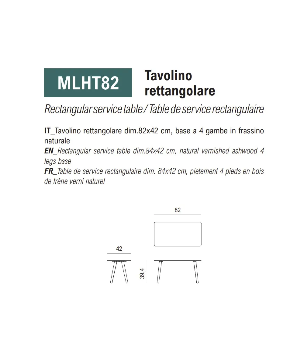Table Basse Rectangulaire Milly -...