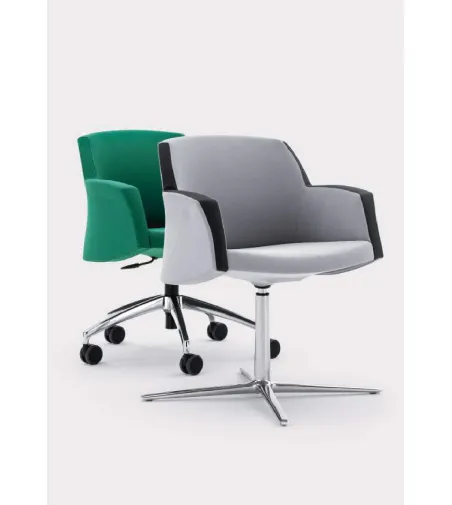 Fauteuil Miss Grace avec Piètement 5 Branches - Viganò Office