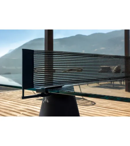Tavolo Da Ping Pong Dada Glass Black - Fas Pendezza