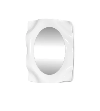 Espejo Drappeggi Blanco - Iplex