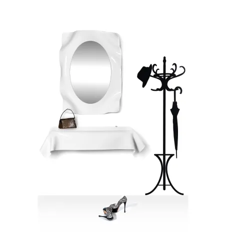 Miroir Drappeggi Blanc - Iplex
