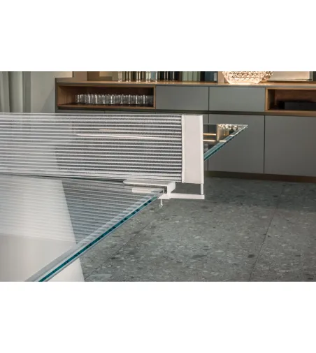 Table De Ping Pong Dada Glass White - Fas Pendezza