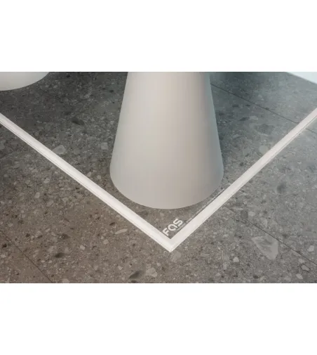 Fas Pendezza - Dada Glass White Ping Pong Table