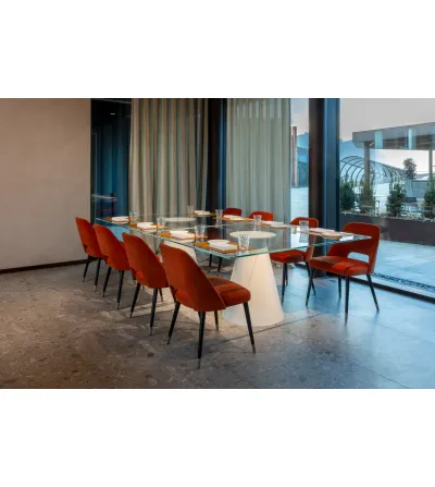 Table De Ping Pong Dada Glass White - Fas Pendezza 2