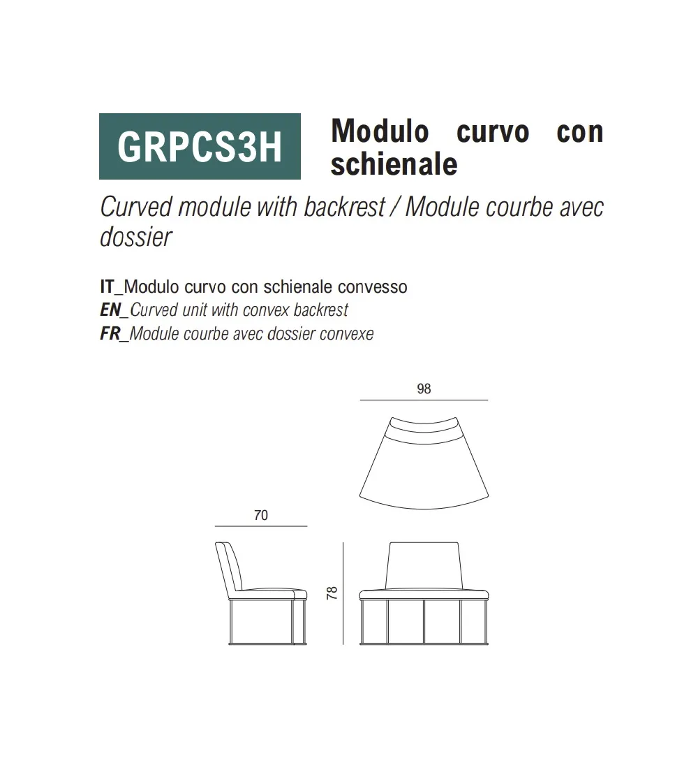 Divano Modulare Greg - Viganò Office