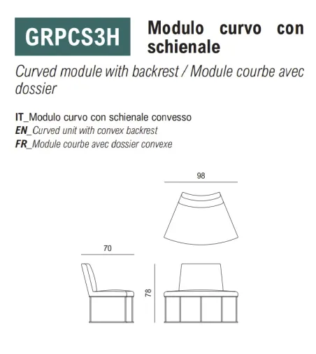Sofá Modular Greg - Viganò Office
