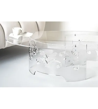 Flor Clear Coffee Table - Iplex 2