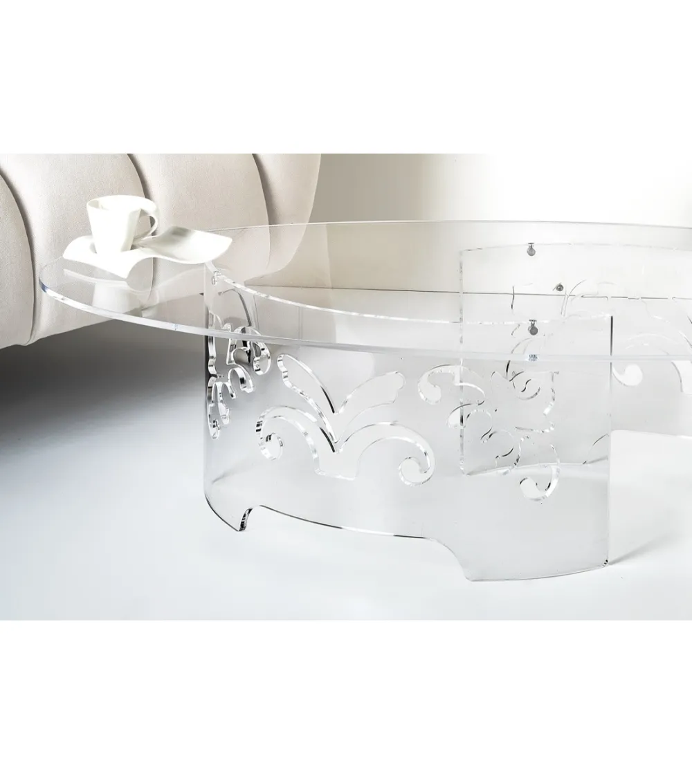 Table Basse Transparente Flor - Iplex