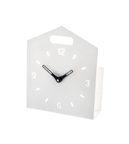 Home Time White Table Clock - Iplex