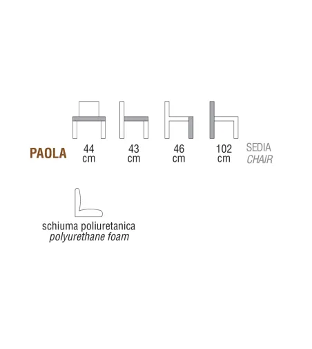 Sedia Paola - Ambiance Italia