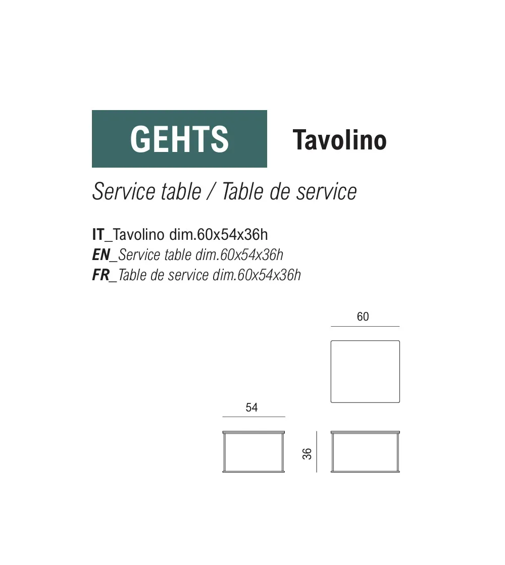 Table Basse Greg - Viganò Office