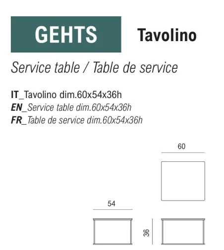 Viganò Office - Greg Couchtisch