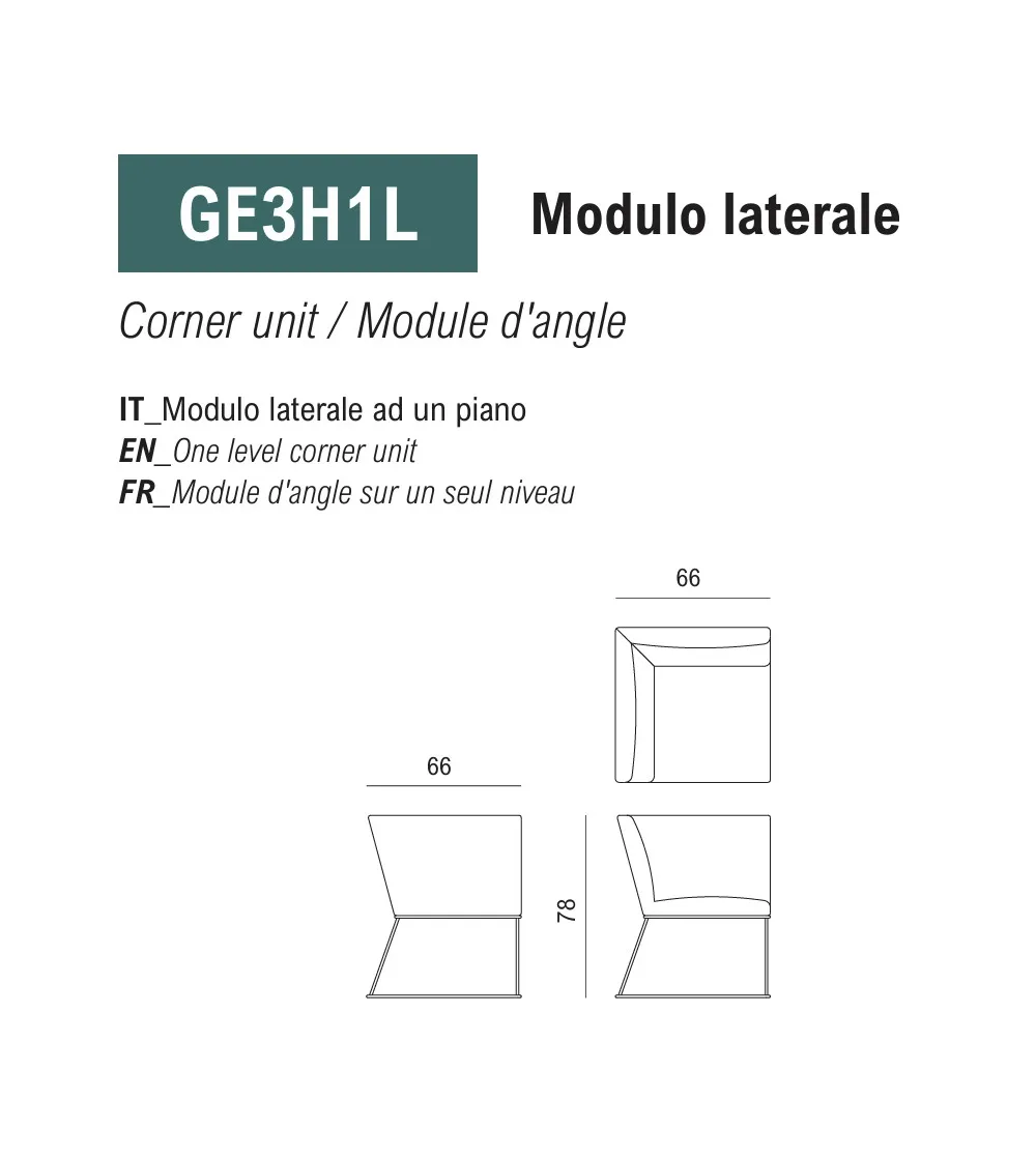 Sofá Modular George - Viganò Office