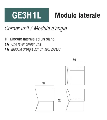 Sofá Modular George - Viganò Office