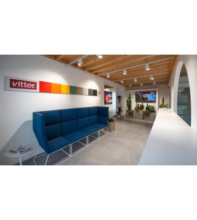 Canapé Modulaire à deux Niveaux George - Viganò Office 2