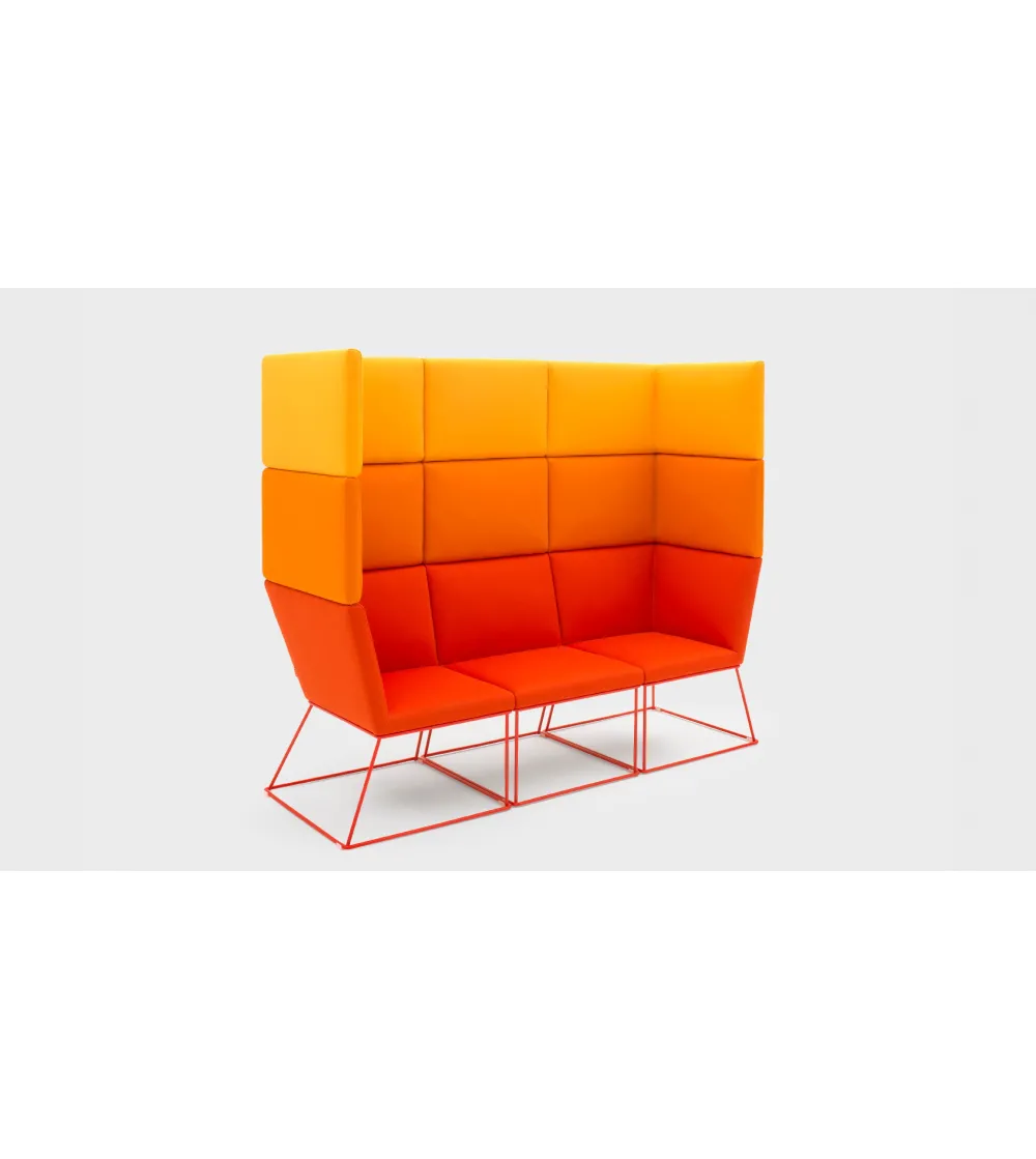 Viganò Office - George dreistufiges modulares Sofa
