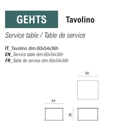 Table Basse George - Viganò Office
