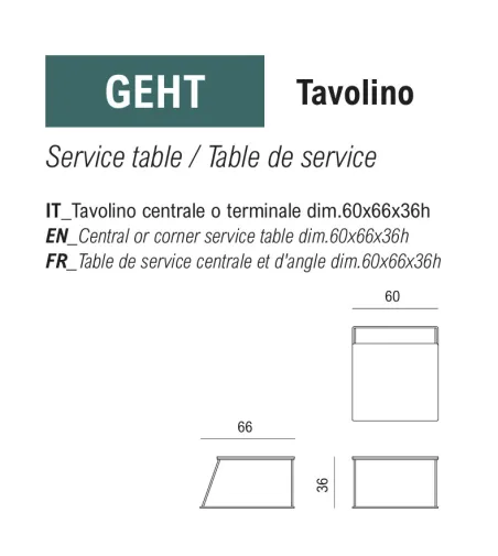 Viganò Office - George Service Coffee Table