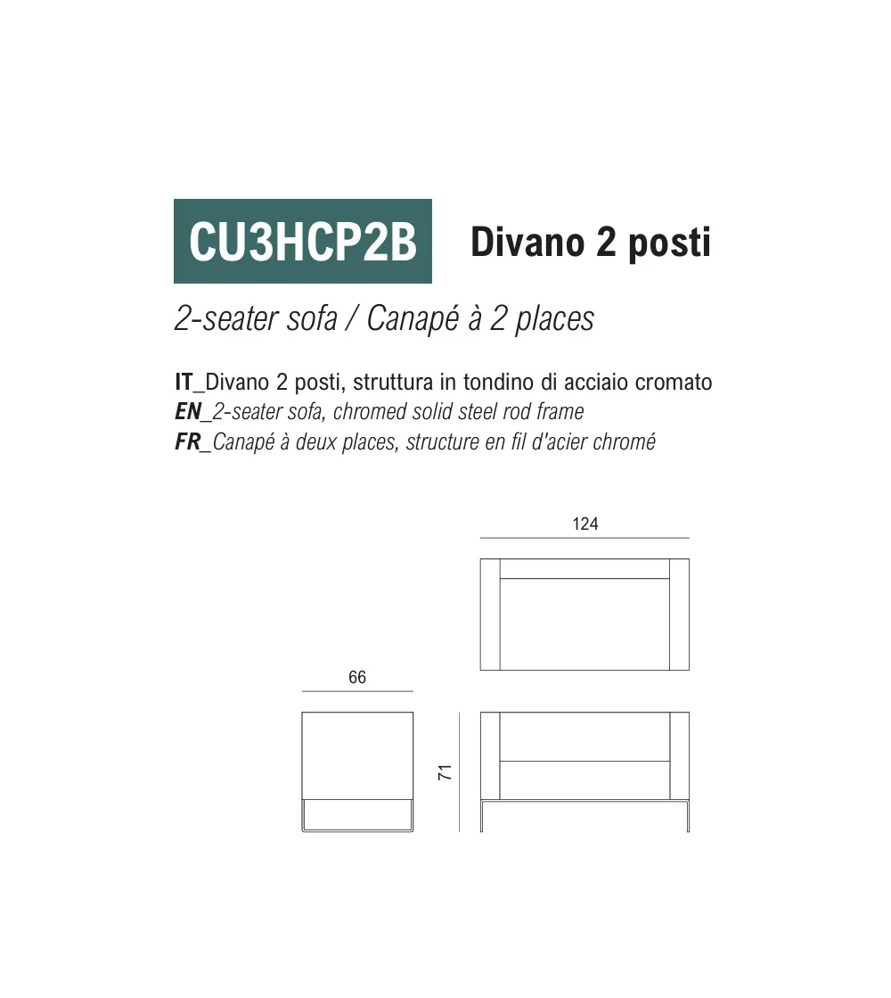 Canapé Cubino - Viganò Office