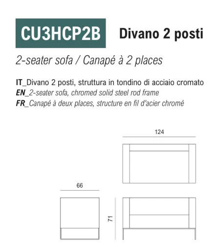 Divano Cubino - Viganò Office