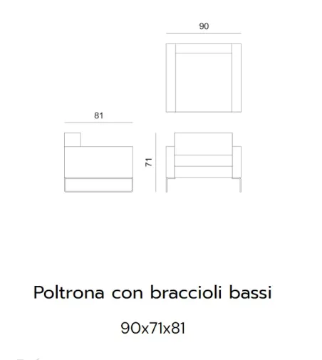Sillón Cubiko - Viganò Office