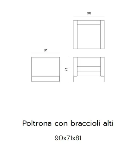 Viganò Office - Cubiko Armchair