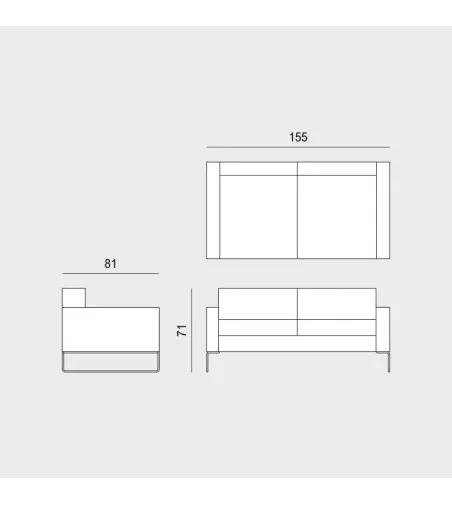 Viganò Office - Cubiko Sofa