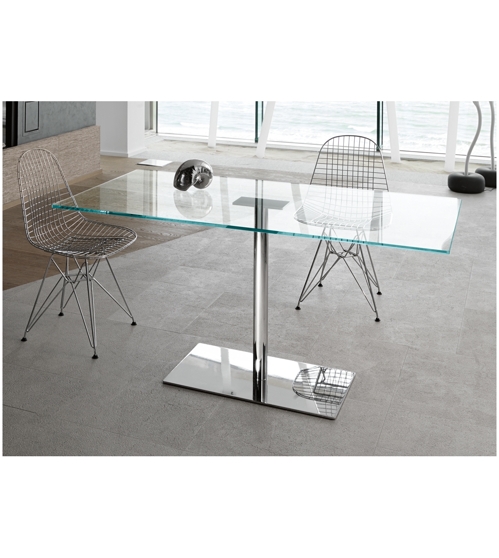 Hoher rechteckiger Tisch Farniente Tonelli Design