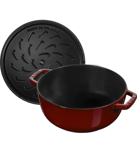 Cocotte Ronde Lily Pattern - Staub