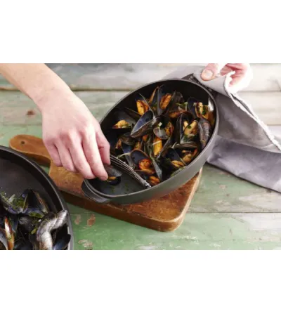 Ovale Muschelpfanne - Staub 2