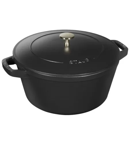 Ensemble 2 Cocotte Rondes Empilables - Staub