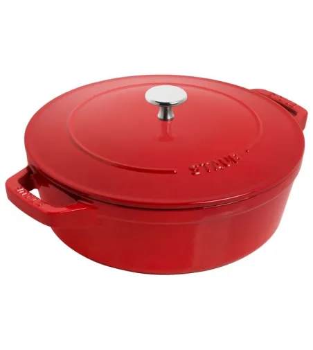 Set 3 Stapelbare Runde Kokotten  - Staub