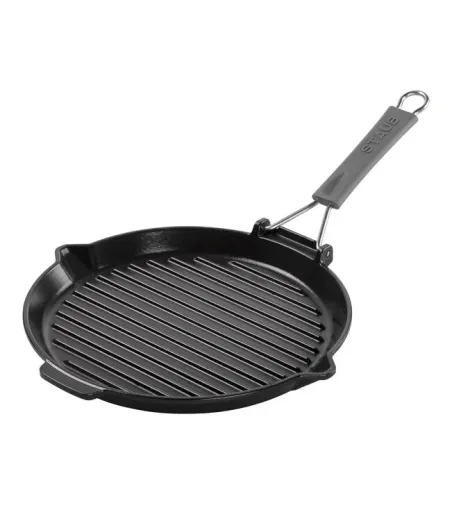 Round Grill Pan With Spouts - Staub