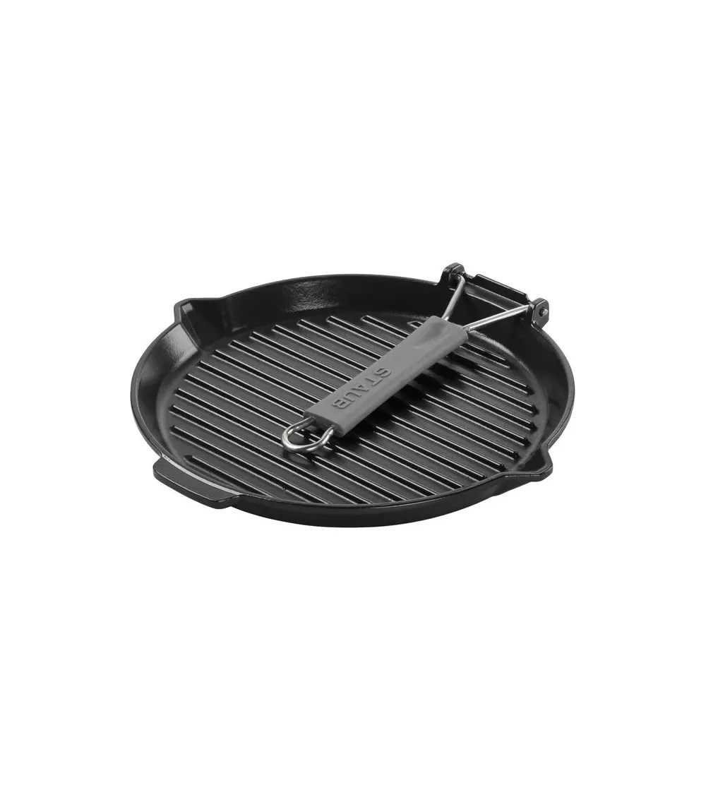 Sartén Grill Redonda Con Caños - Staub