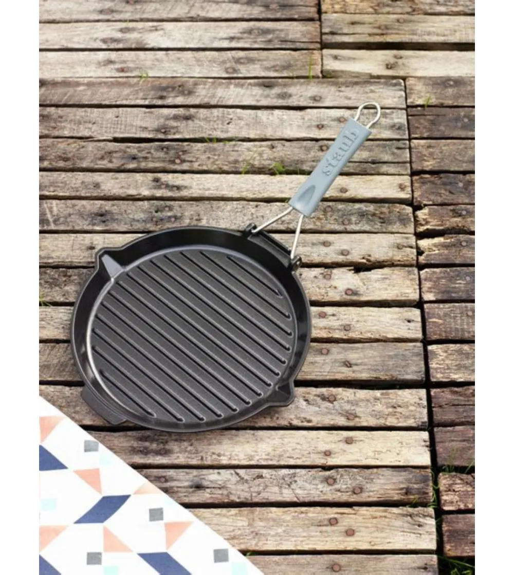 Bistecchiera Rotonda Con Becchi - Staub
