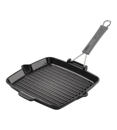 Square Grill Pan With Spouts - Staub