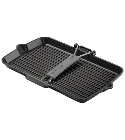 Rectangular Grill Pan With Spouts - Staub 2