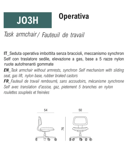 Sedia Jolie - Viganò Office