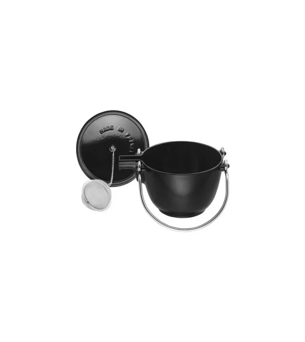Tetera Negra Redonda - Staub