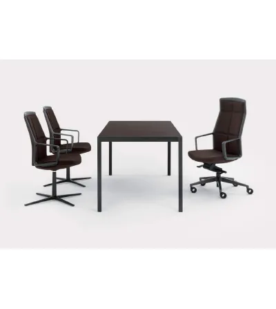 Viganò Office - Adele Armchair with Flat Base 2