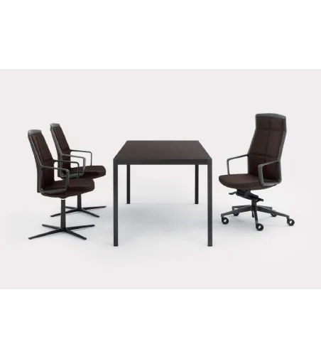 Sillón Adele con Base Plana - Viganò Office