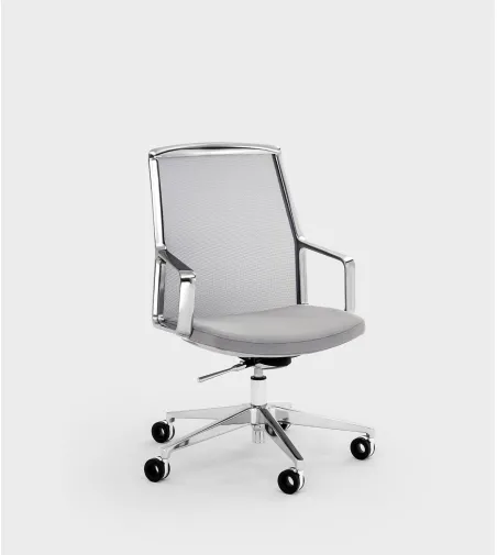 Viganò Office - Adele Manager Armchair with Mesh Backrest