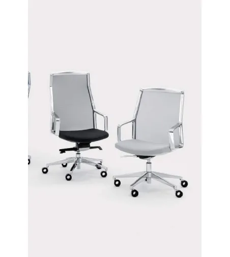 Fauteuil Manager Adele avec Dossier en Résille - Viganò Office