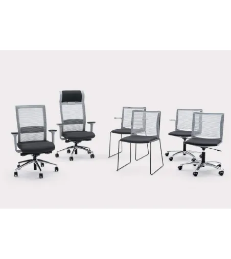 Silla Oficina Winner con Reposabrazos - Viganò Office