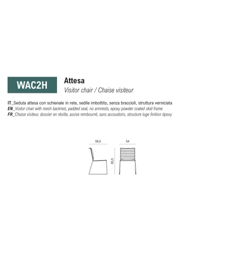 Viganò Office - Winner Visitor Chair