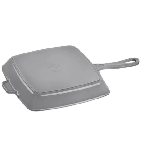 Parrilla Cuadrada Con Mango  - Staub