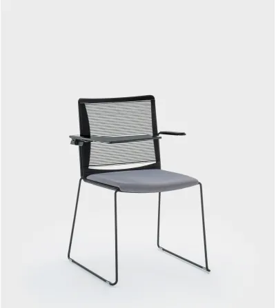 Chaise Visiteur Winner avec Tablette Écritoire - Viganò...