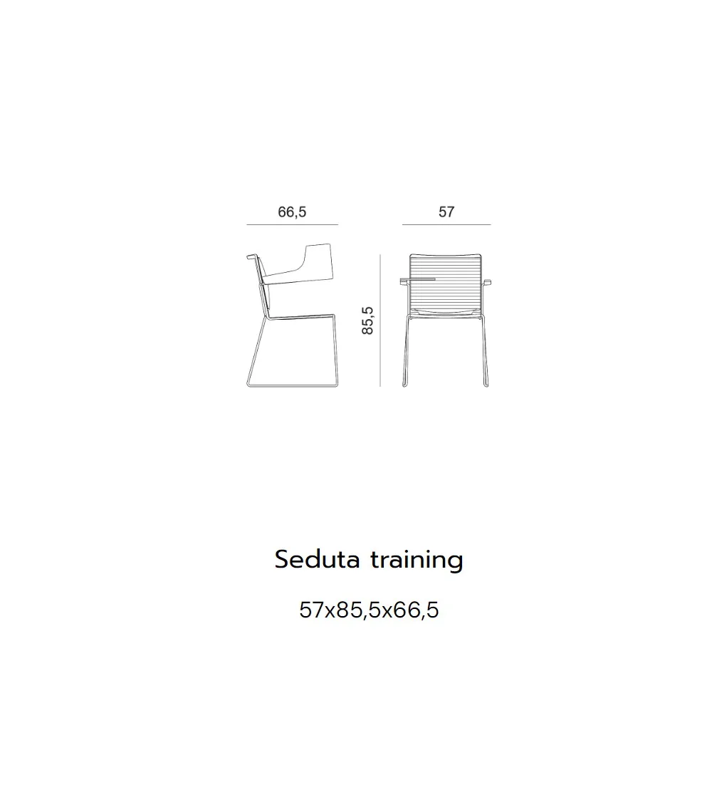 Sedia d'Attesa Winner con Tavoletta...