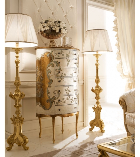 Oval Chest of Drawers Article 2044 Fanfani Andrea