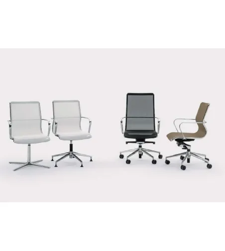 Fauteuil de Direction Omega avec Dossier en Résille - Viganò Office